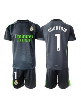 Real Madrid Thibaut Courtois #1 Målvakt Replika Tredje Kläder Barn 2025-26 Kortärmad (+ byxor)